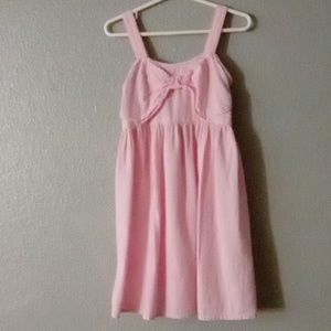 Primark pink and white striped dress